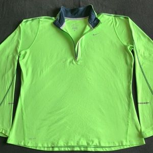 Nike XL Dri-FIT Element Half-Zip Running Top for Girls